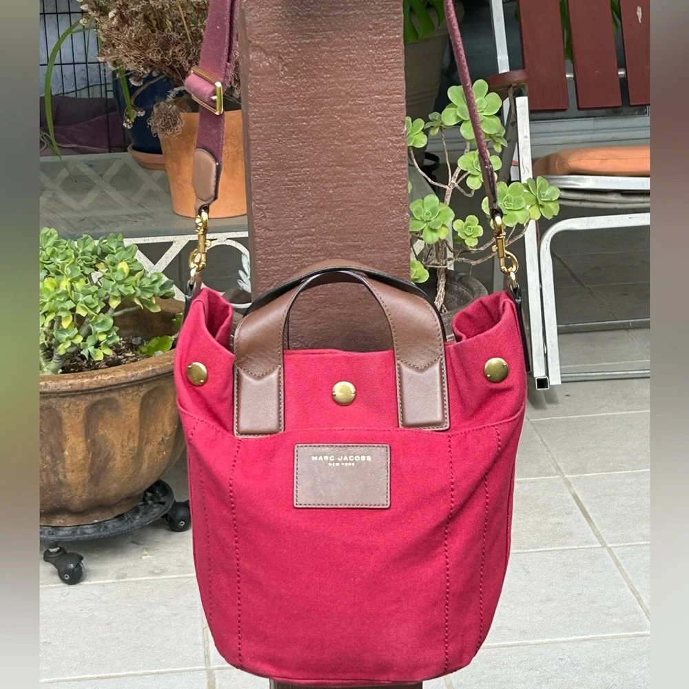 MARC JACOBS Mini Paratrooper Tote in Merlot - Picture 3 of 13